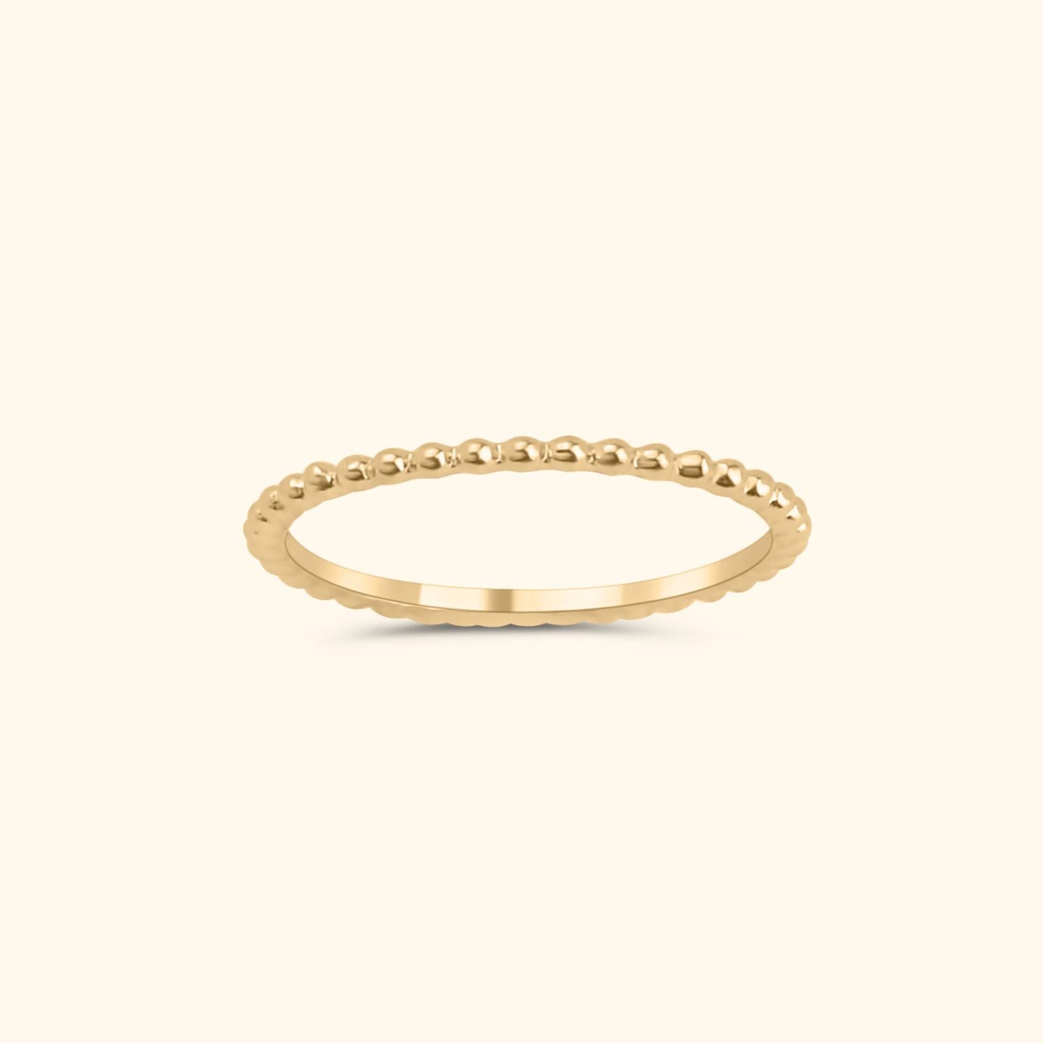 Bubble Stacking Ring | 14K Gold