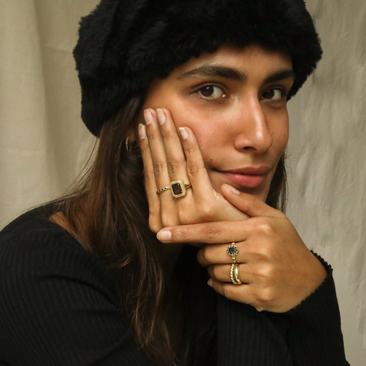 Vintage Spinel Ring | 14K Gold