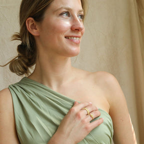 Bubble Stacking Ring | 14K Gold